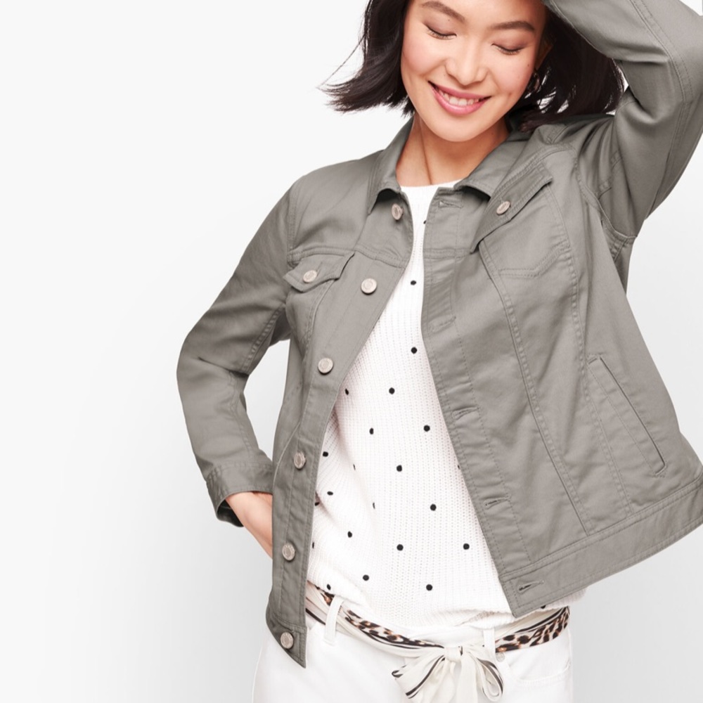 LAST CHANCE Petite Talbots Jean Jacket (NWOT)